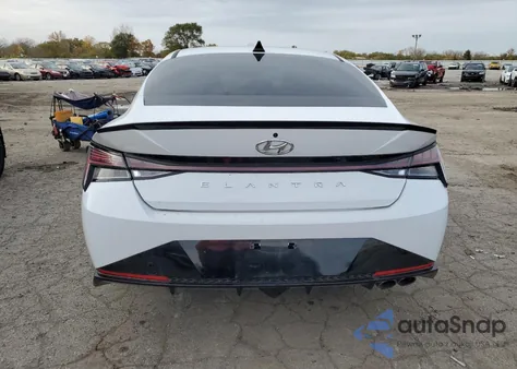 2022 Hyundai Elantra N Line from USA, damaged, VIN KMHLR4AF6NU239044